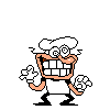 An unused sprite depicting Pizzelle with a crazed expression.