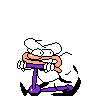 A placeholder sprite for Pizzelle's drift animation.