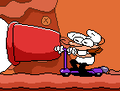 The first image shown to have the scrapped whip cream mechanic