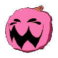 Coneball's idle animation in his strawberry form (possibly scrapped?).