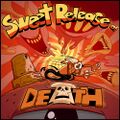 Pizzelle running for her life in the artwork for the "Sweet Release of Death" song.