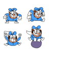 the first sprite sheet showing a set of outdated sprites for Pizzano.
