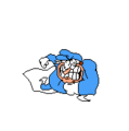A sprite depicting Pizzano shoulder bashing, found in the files of the demo.